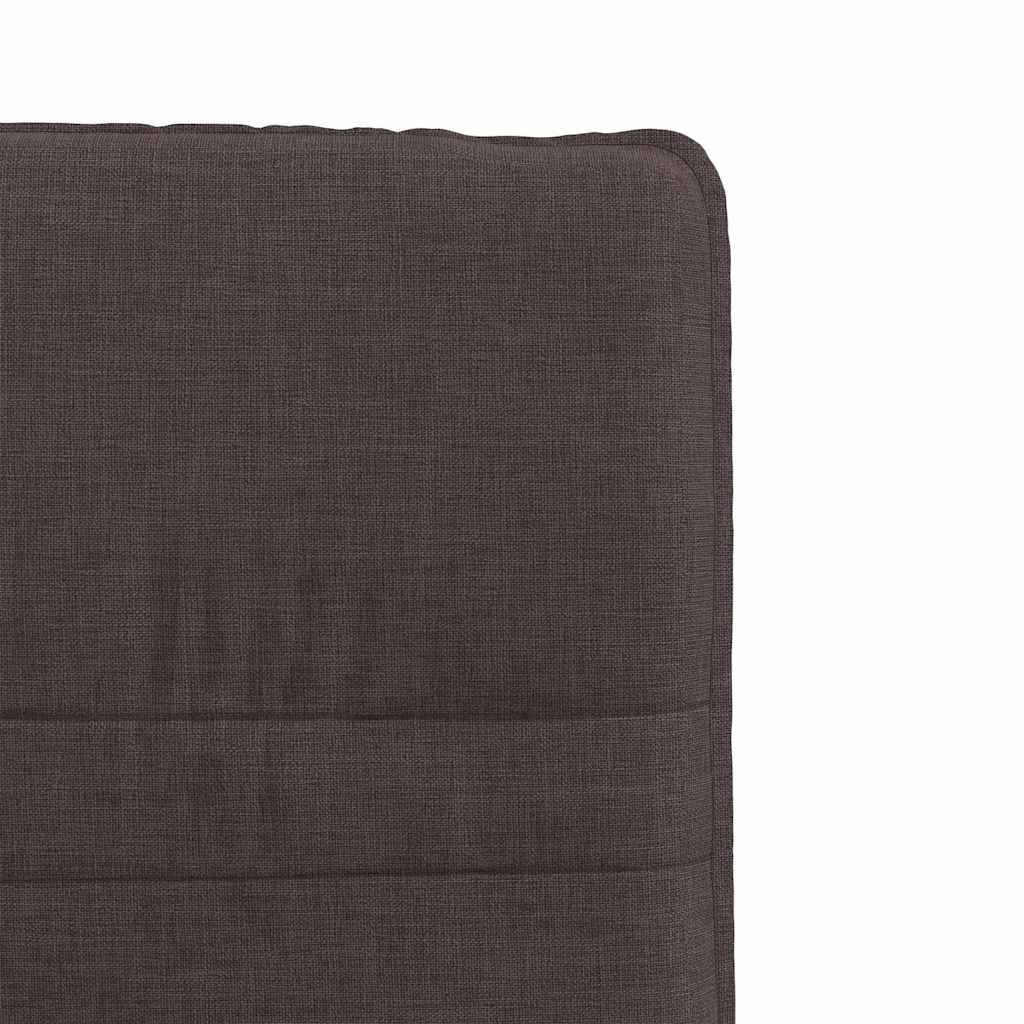vidaXL Esszimmerstühle 4 Stk. Dunkelbraun Stoff