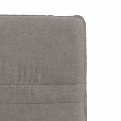 vidaXL Chaises de salle à manger 4 pcs Taupe Tissu