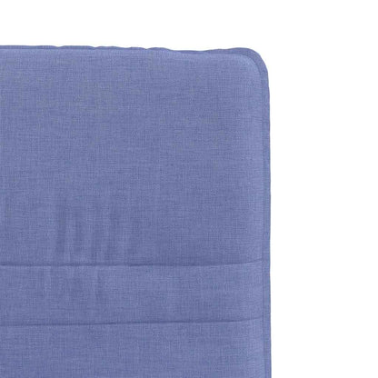 vidaXL Esszimmerstühle 4 Stk. Jeansblau Stoff