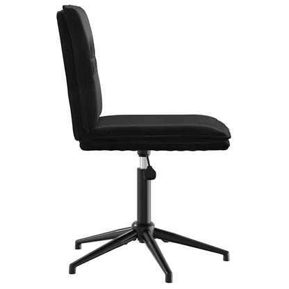 vidaXL Esszimmerstühle 2 Stk. Schwarz Samt