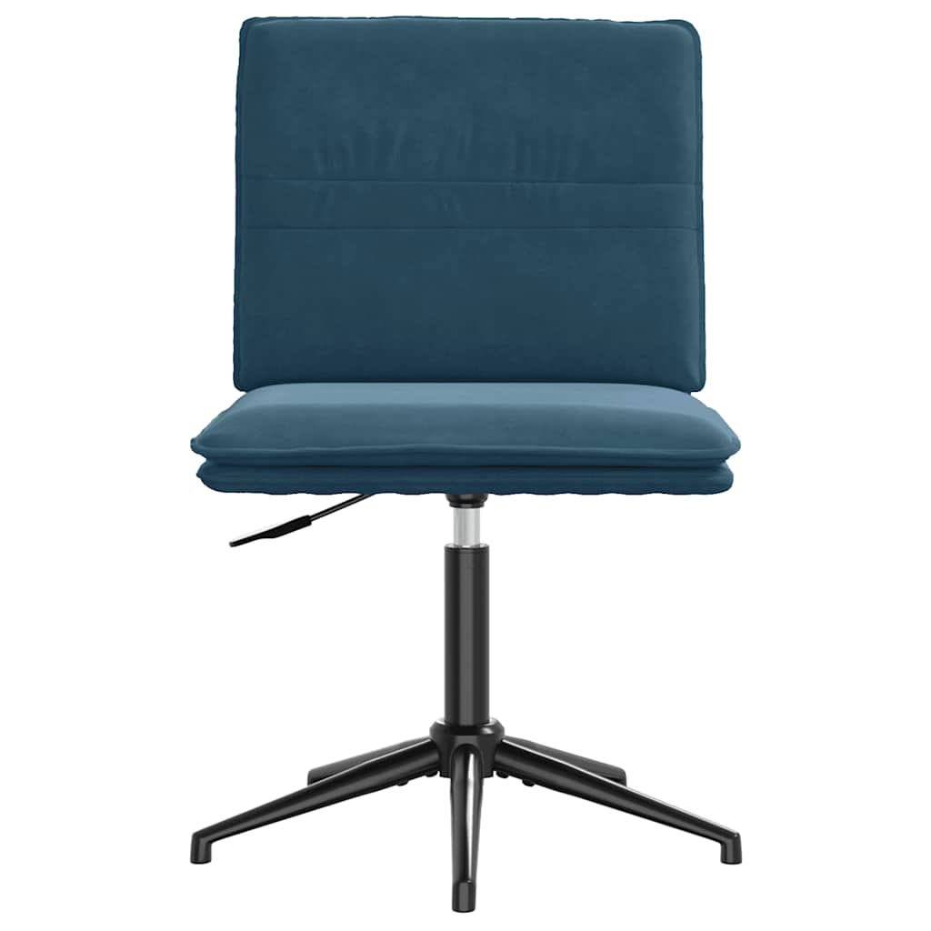 vidaXL Chaises de salle à manger 2 pcs Velours bleu