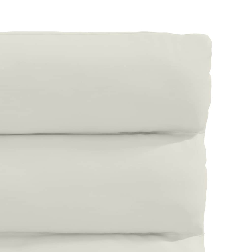 vidaXL Esszimmerstühle 4 Stk. Creme Samt