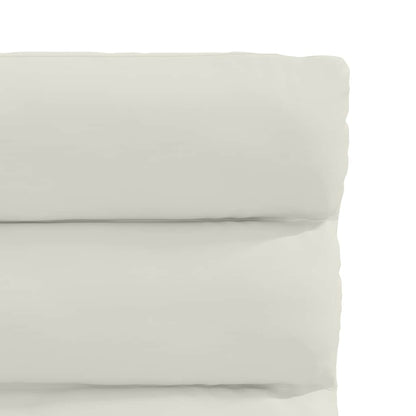 vidaXL Esszimmerstühle 4 Stk. Creme Samt