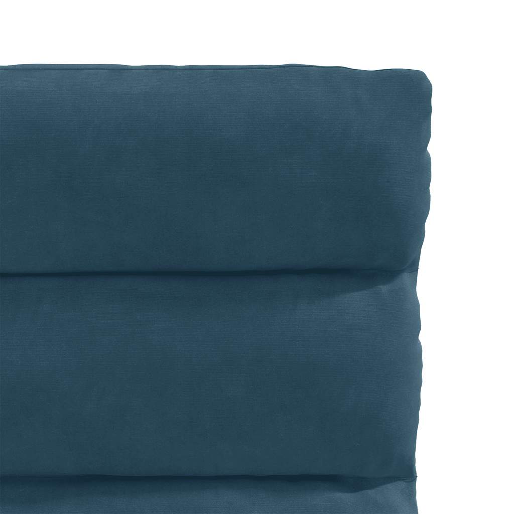vidaXL Esszimmerstühle 4 Stk. Blau Samt