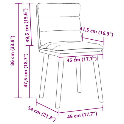 vidaXL Esszimmerstühle 4 Stk. Schwarz Stoff