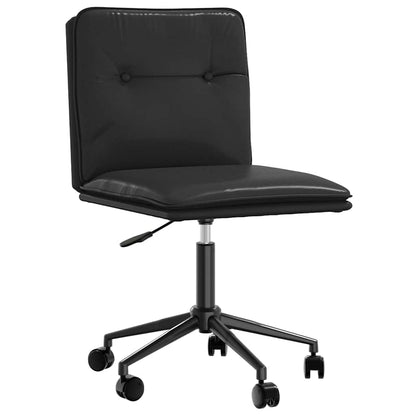 Esszimmerstühle 2 Stk. Schwarz Kunstleder