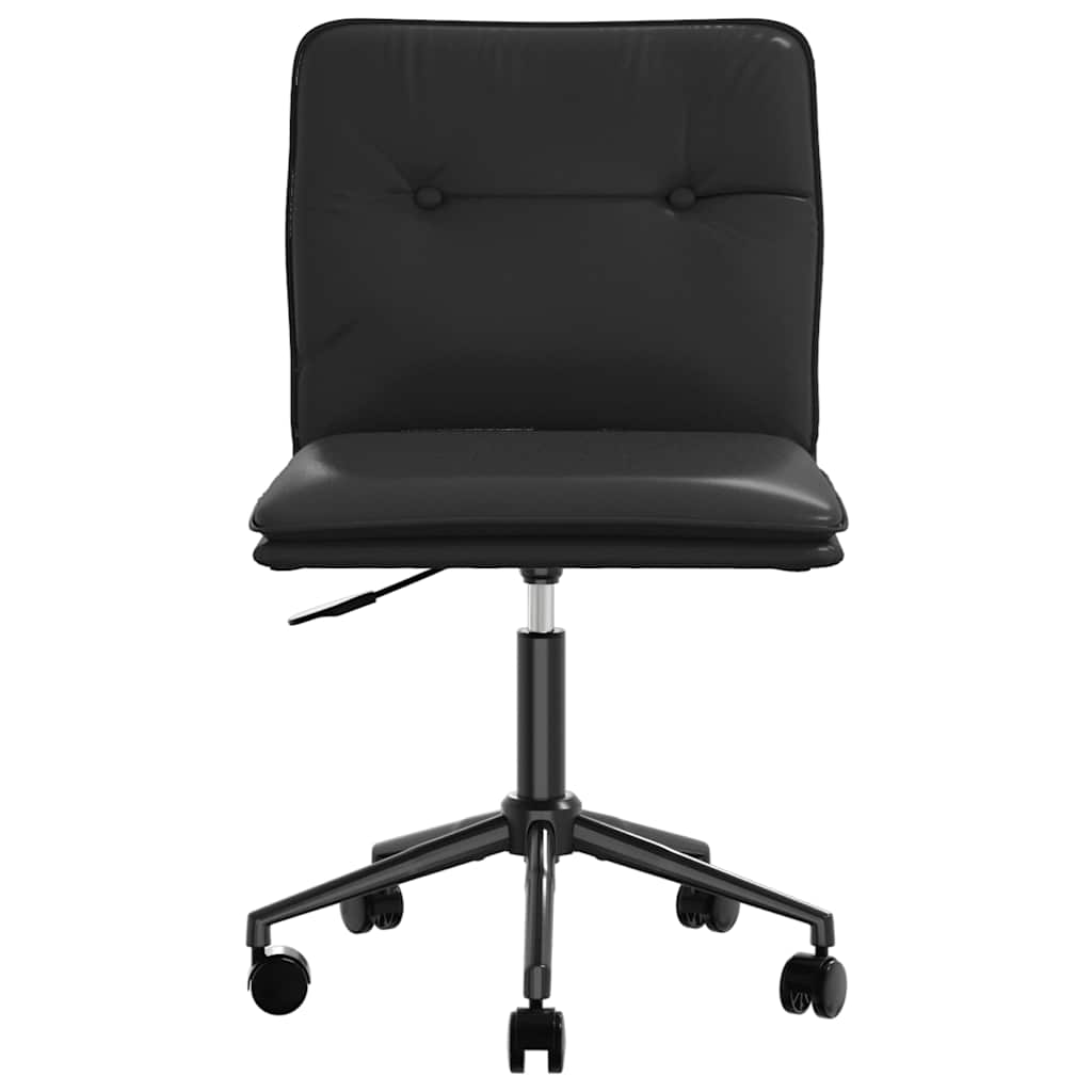 vidaXL Chaises de salle à manger 2 pcs Similicuir Noir