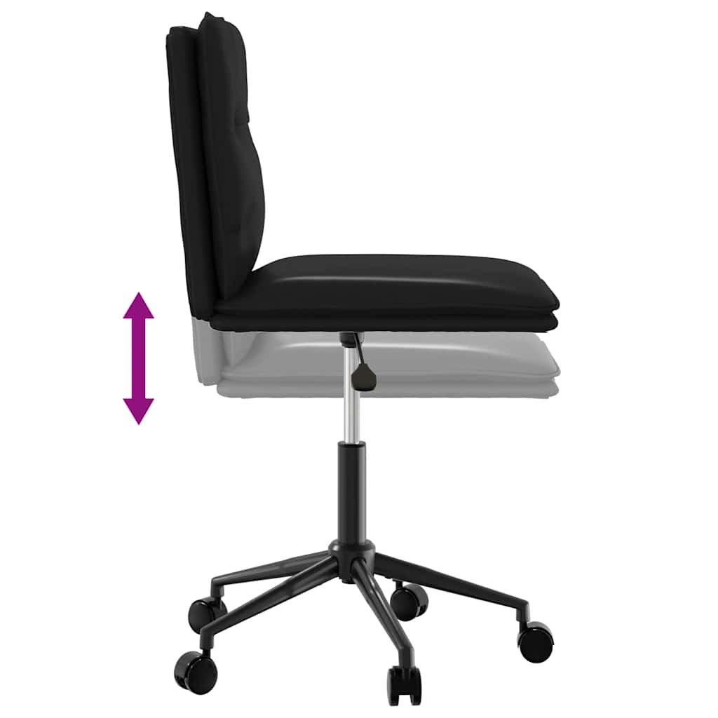 Esszimmerstühle 2 Stk. Schwarz Kunstleder