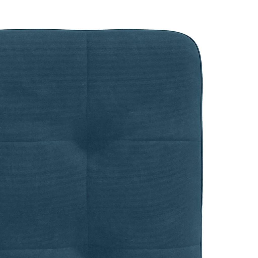 vidaXL Esszimmerstühle 6 Stk. Blau Samt