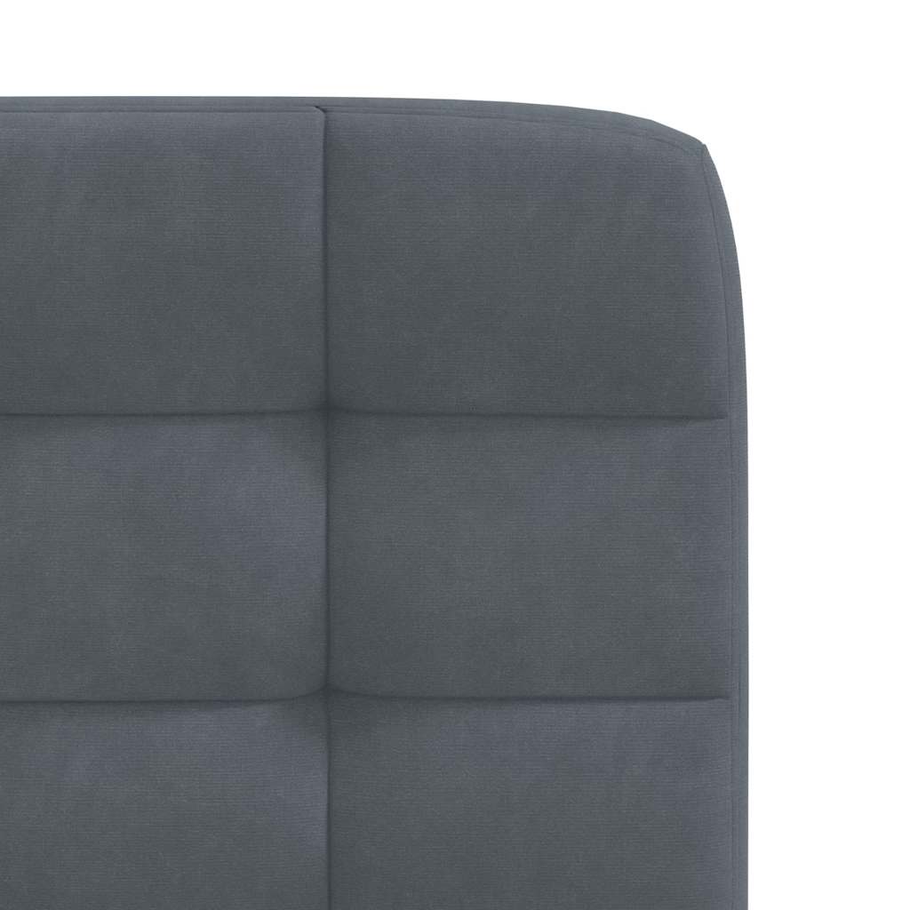 vidaXL Esszimmerstühle 6 Stk. Dunkelgrau Samt