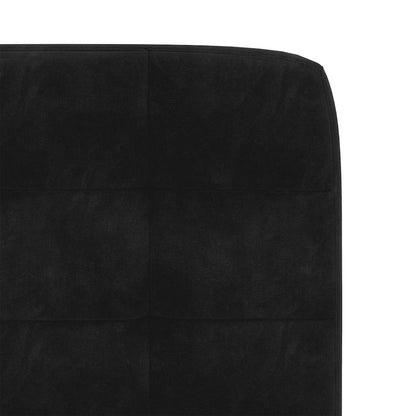 vidaXL Esszimmerstühle 6 Stk. Schwarz Samt