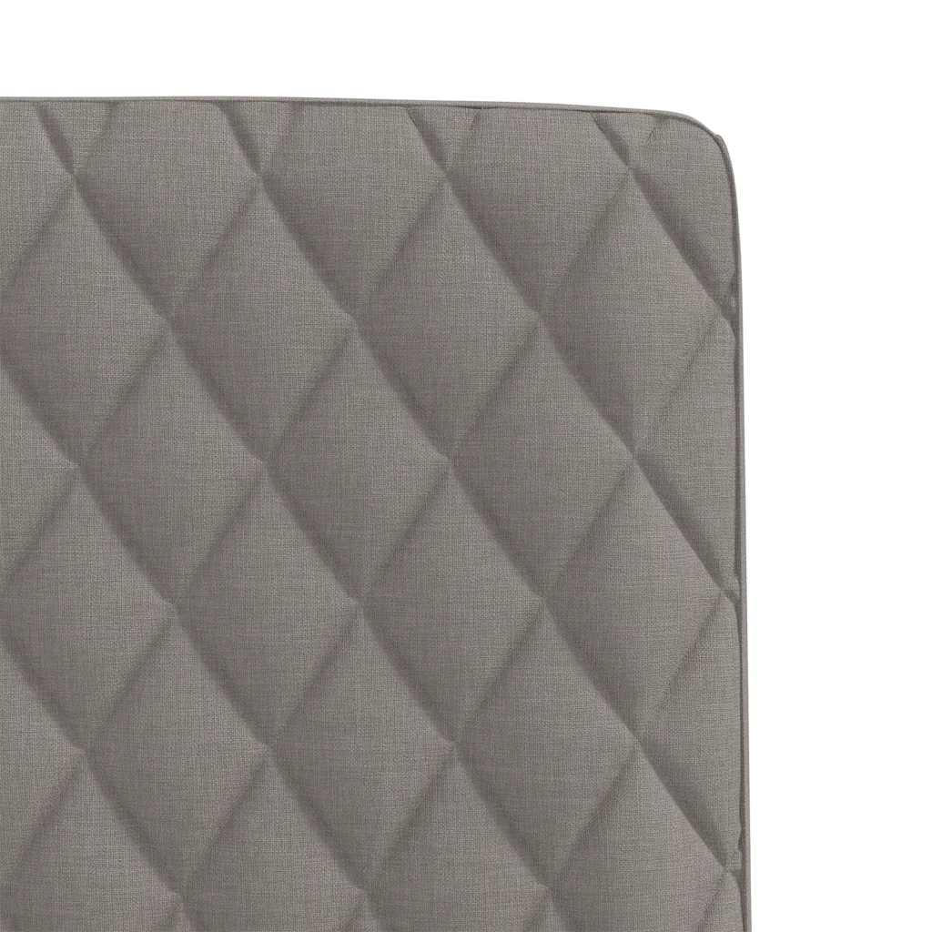 vidaXL Esszimmerstühle 6 Stk. Taupe Stoff
