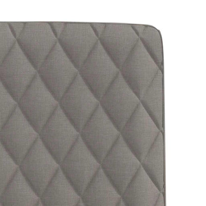 vidaXL Esszimmerstühle 6 Stk. Taupe Stoff
