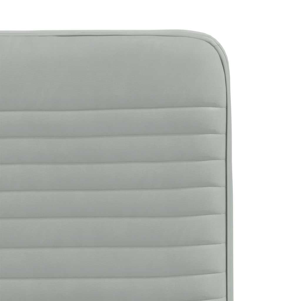 vidaXL Chaises de salle à manger 6 pcs Gris clair Velours