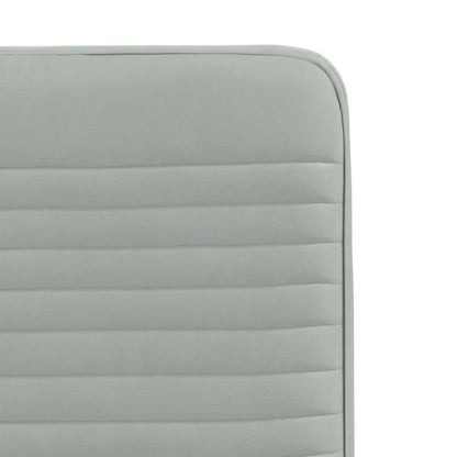 vidaXL Chaises de salle à manger 6 pcs Gris clair Velours