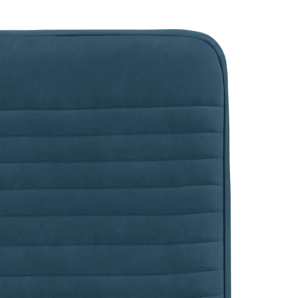 vidaXL Esszimmerstühle 6 Stk. Blau Samt