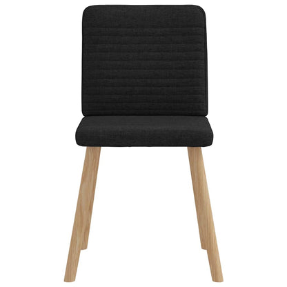 vidaXL Esszimmerstühle 6 Stk. Schwarz Stoff