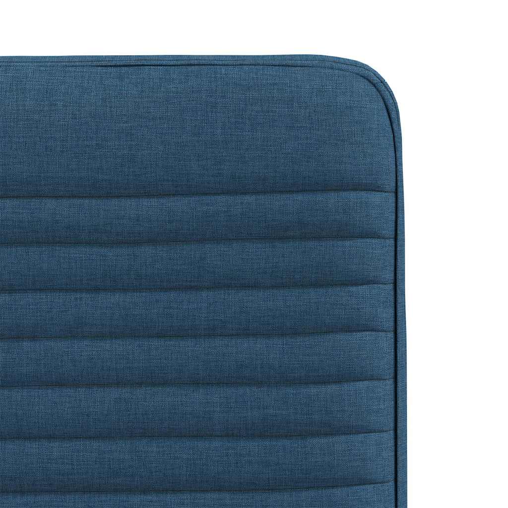 vidaXL Esszimmerstühle 6 Stk. Blau Stoff