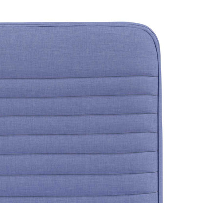 vidaXL Esszimmerstühle 6 Stk. Jeansblau Stoff
