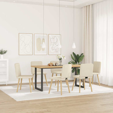 vidaXL Chaises de salle à manger 6 pcs. Housse en tissu