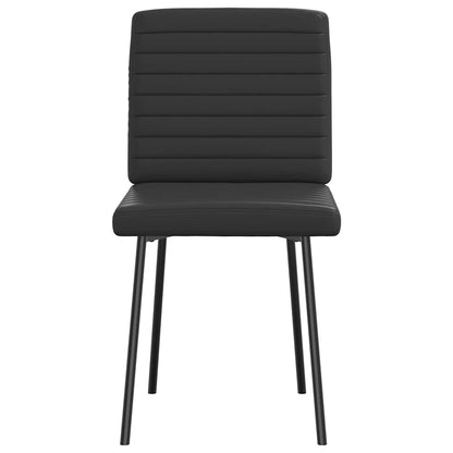 vidaXL Esszimmerstühle 6 Stk. Schwarz Kunstleder