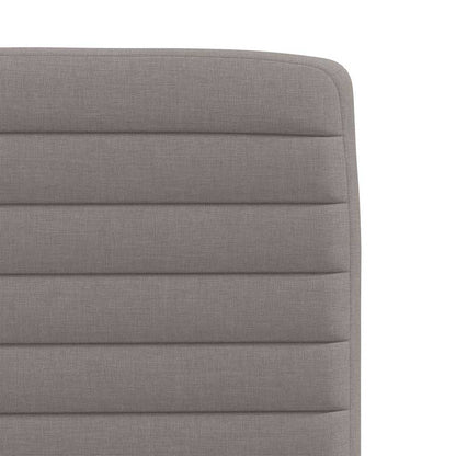 vidaXL Esszimmerstühle 6 Stk. Taupe Stoff