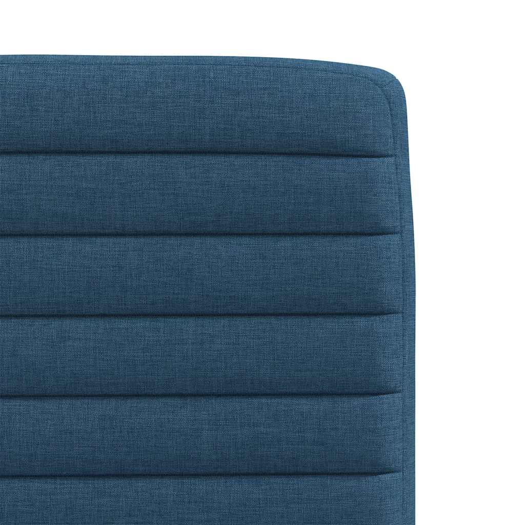 vidaXL Esszimmerstühle 6 Stk. Blau Stoff