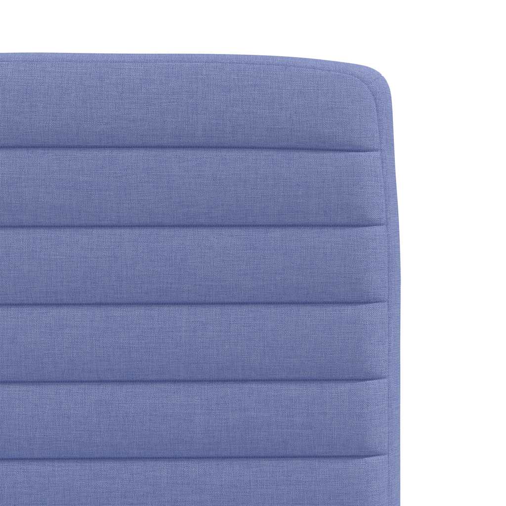 vidaXL Esszimmerstühle 6 Stk. Jeansblau Stoff