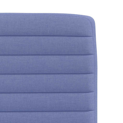 vidaXL Esszimmerstühle 6 Stk. Jeansblau Stoff