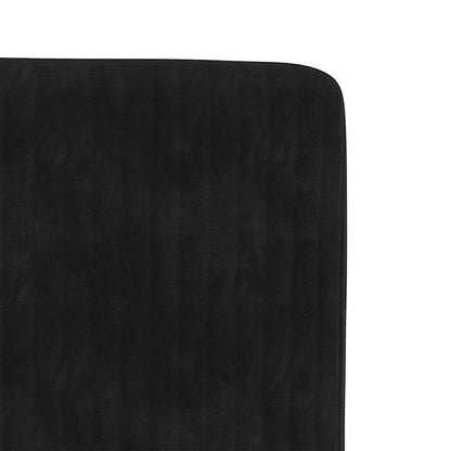 vidaXL Chaises de salle à manger 6 pcs Velours noir