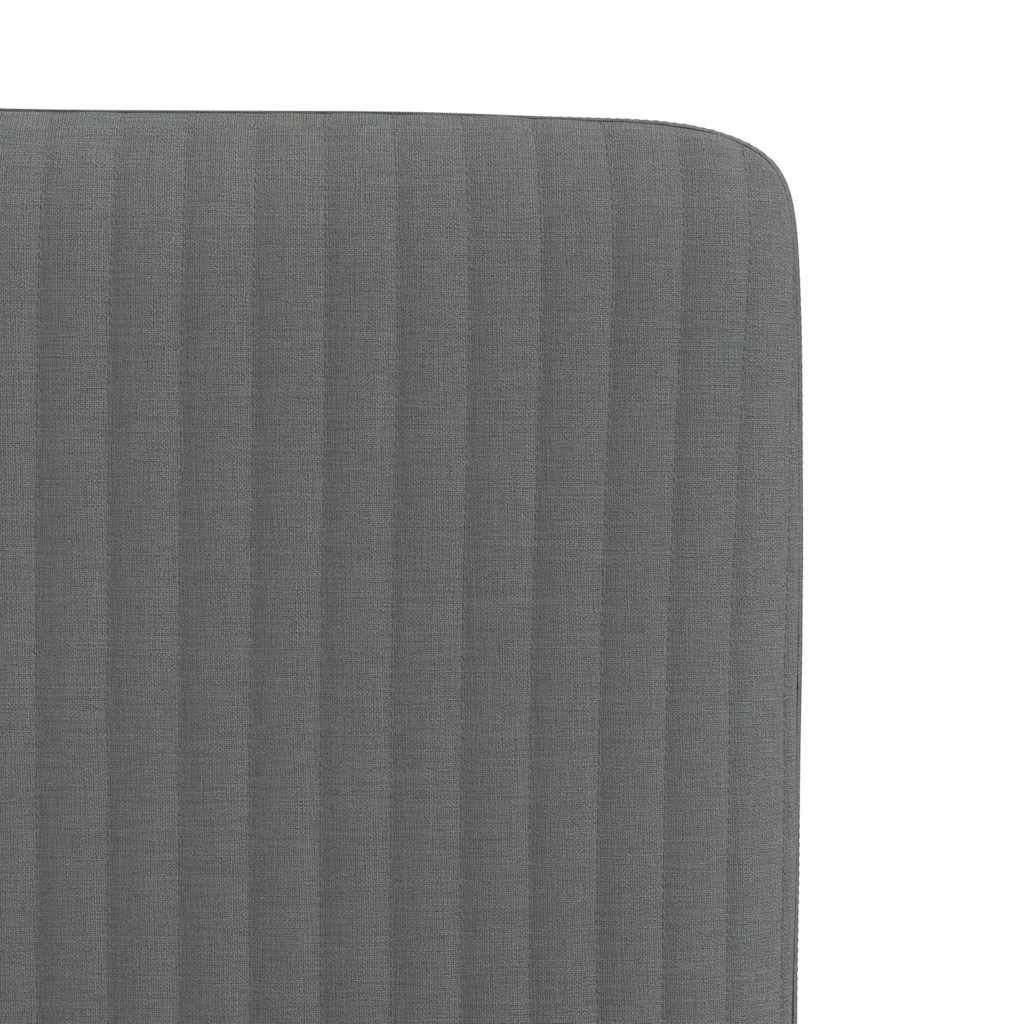 vidaXL Chaises de salle à manger 6 pcs Tissu gris foncé