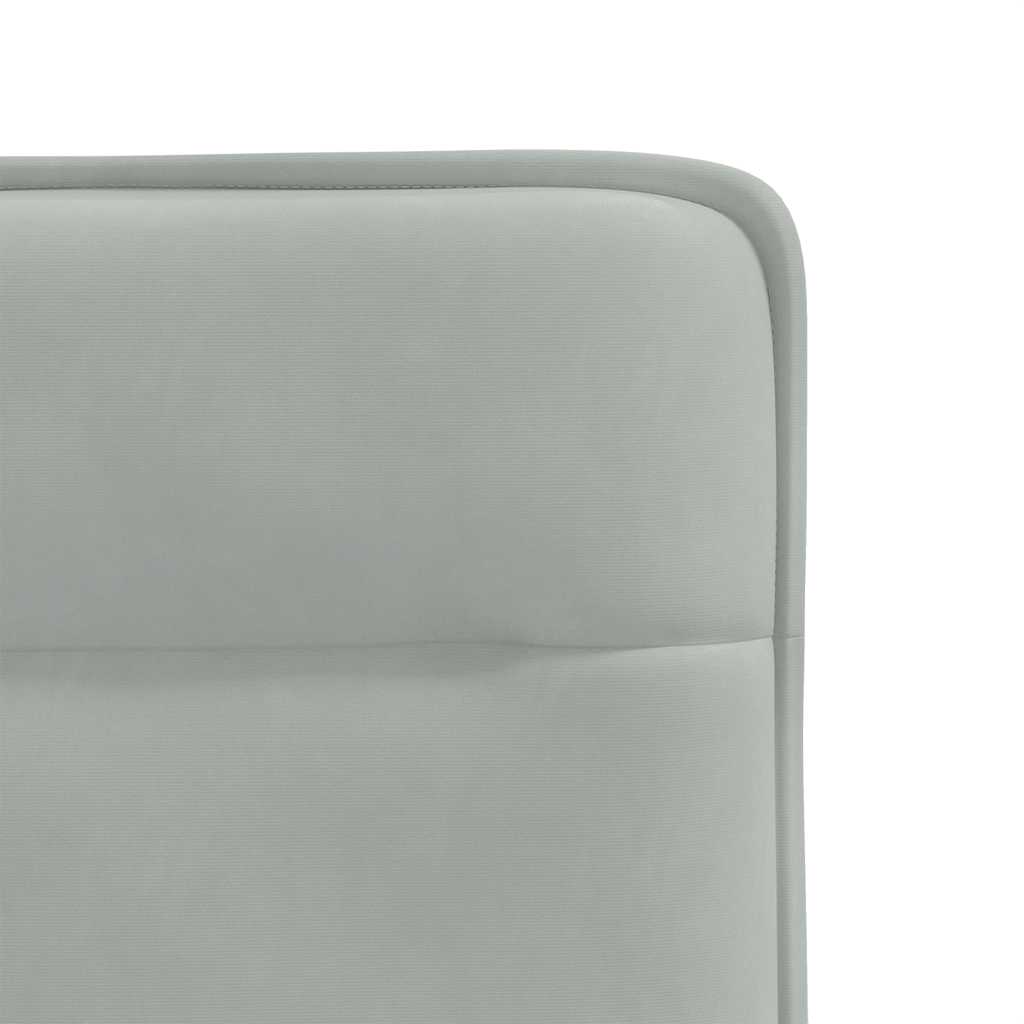 vidaXL Chaises de salle à manger 6 pcs Gris clair Velours