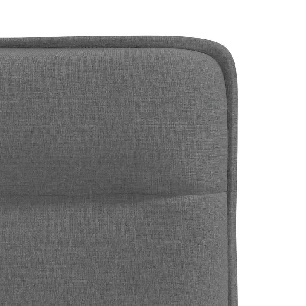 vidaXL Esszimmerstühle 6 Stk. Dunkelgrau Stoff