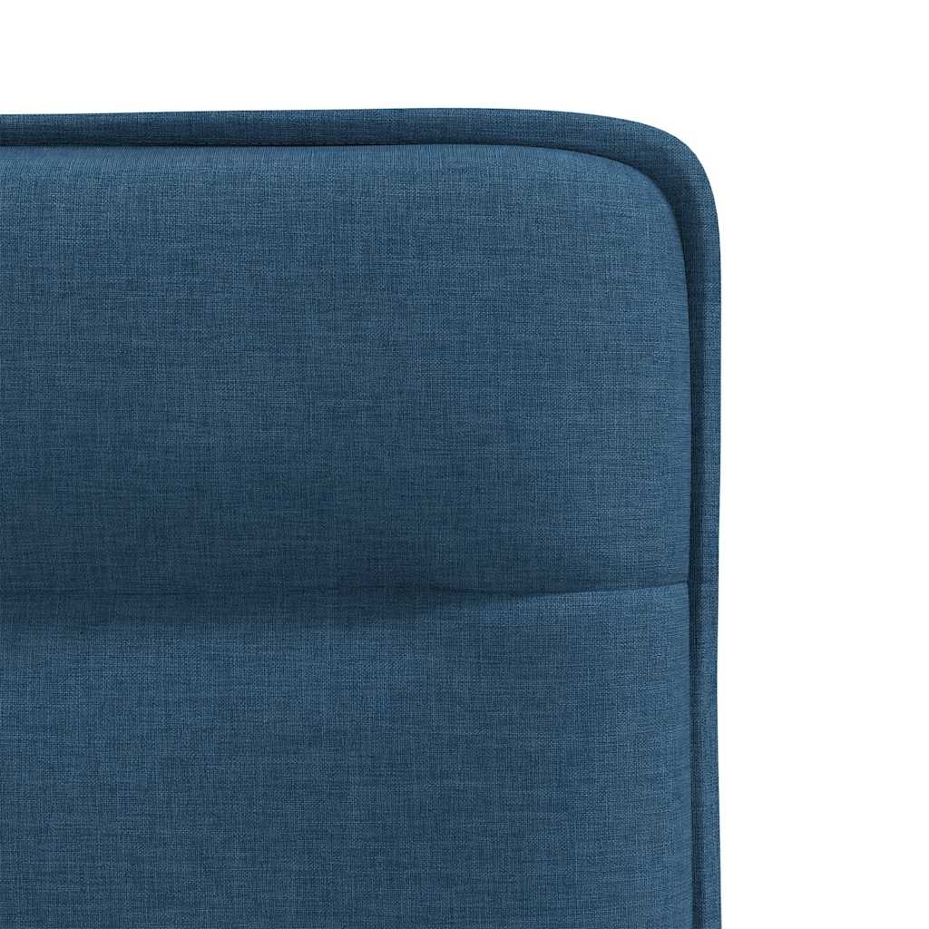 vidaXL Esszimmerstühle 6 Stk. Blau Stoff