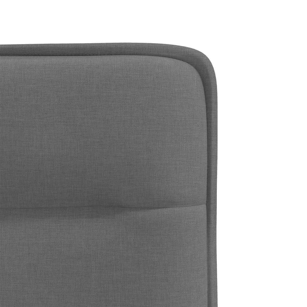 vidaXL Esszimmerstühle 6 Stk. Dunkelgrau Stoff