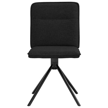 vidaXL Esszimmerstühle 6 Stk. Schwarz Stoff