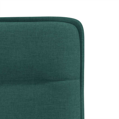 vidaXL Chaises de salle à manger 6 pcs Tissu vert foncé