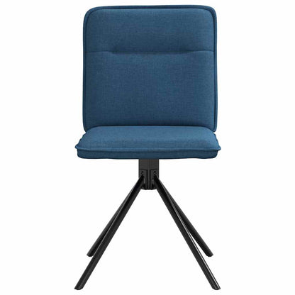 vidaXL Esszimmerstühle 6 Stk. Blau Stoff