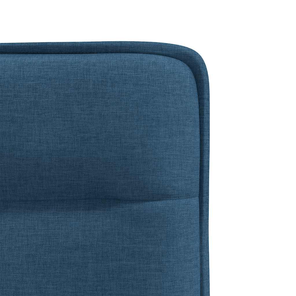 vidaXL Esszimmerstühle 6 Stk. Blau Stoff