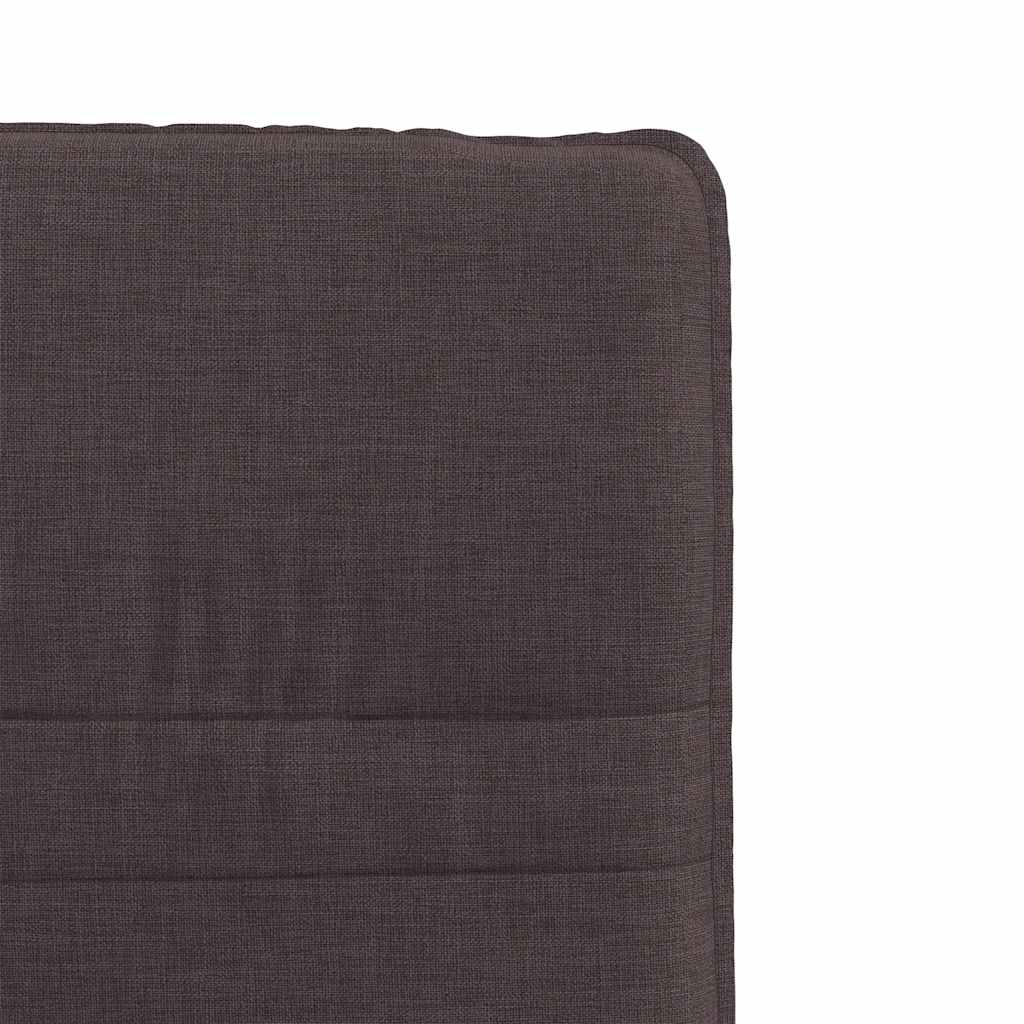 vidaXL Esszimmerstühle 6 Stk. Dunkelbraun Stoff