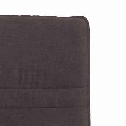 vidaXL Esszimmerstühle 6 Stk. Dunkelbraun Stoff