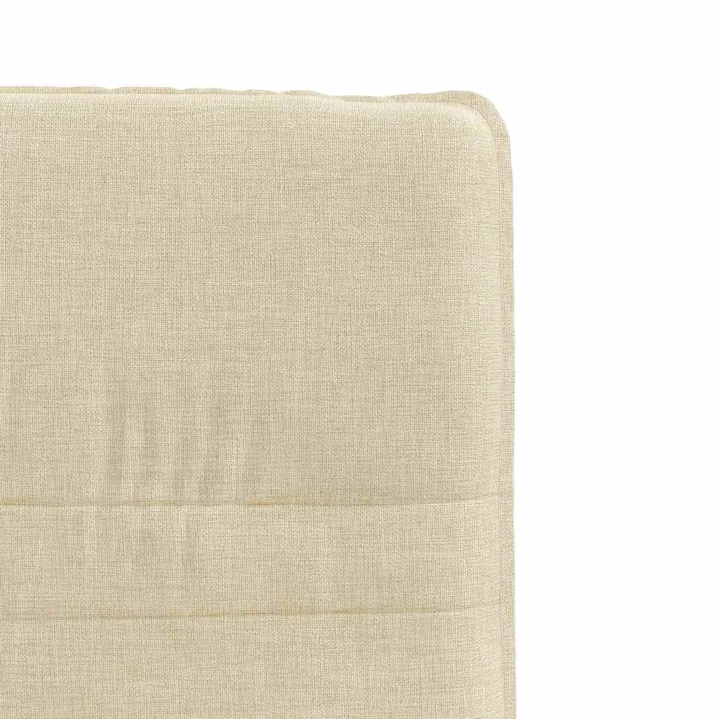 vidaXL Esszimmerstühle 6 Stk. Creme Stoff