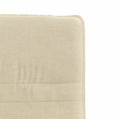 vidaXL Esszimmerstühle 6 Stk. Creme Stoff