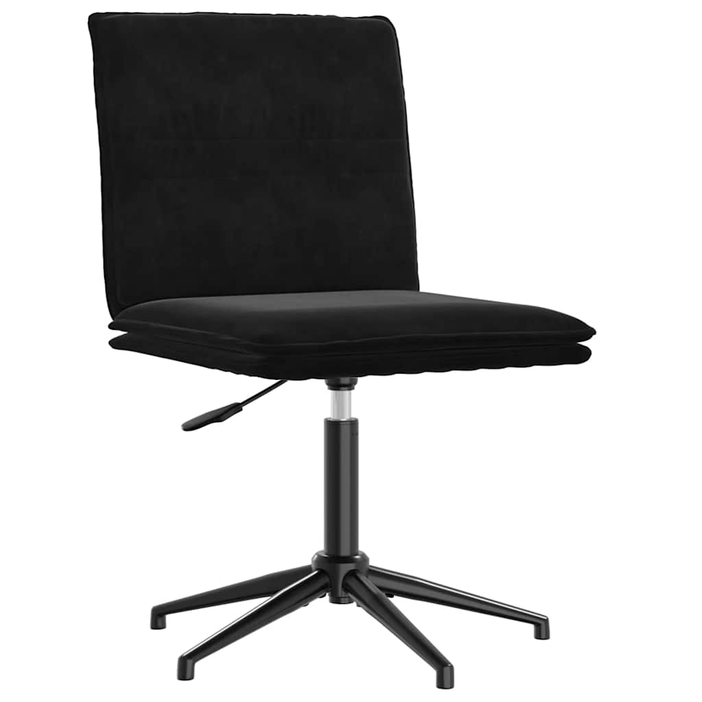 vidaXL Esszimmerstühle 4 Stk. Schwarz Samt