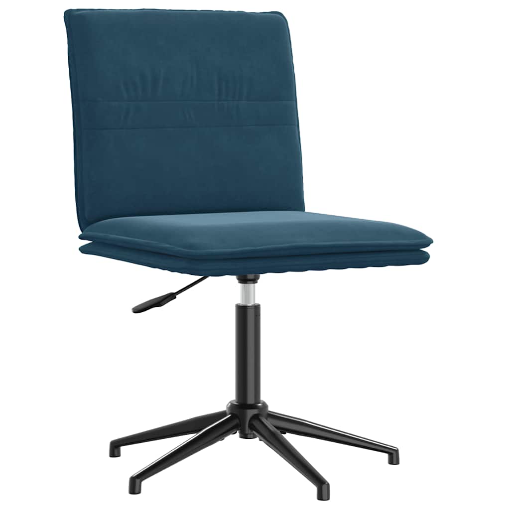 vidaXL Esszimmerstühle 4 Stk. Blau Samt