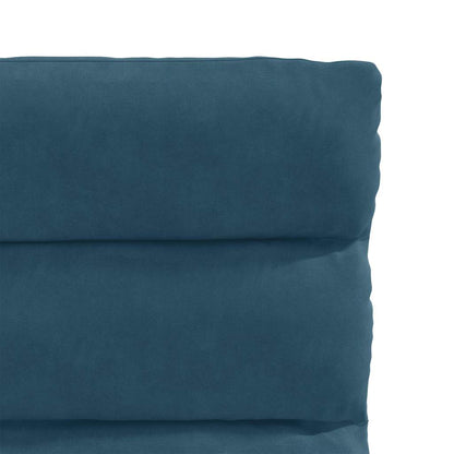 vidaXL Esszimmerstühle 6 Stk. Blau Samt
