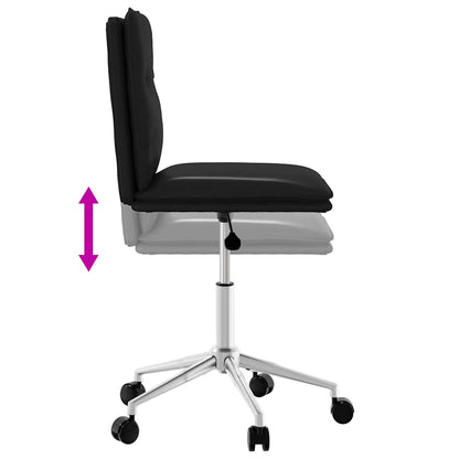 Esszimmerstühle 4 Stk. Schwarz Kunstleder