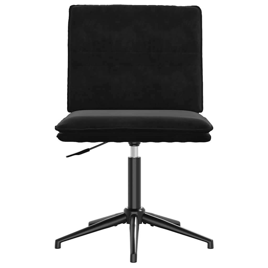 vidaXL Esszimmerstühle 6 Stk. Schwarz Samt