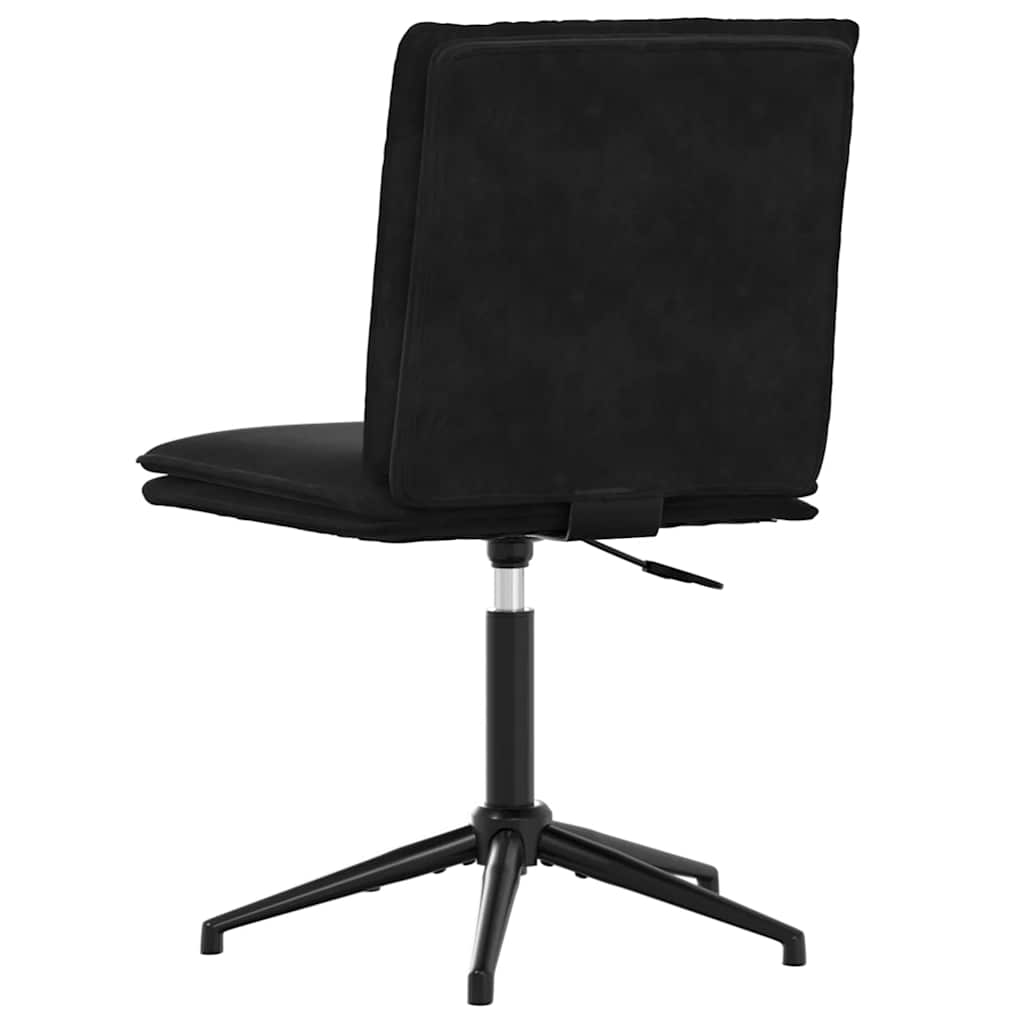 vidaXL Esszimmerstühle 6 Stk. Schwarz Samt
