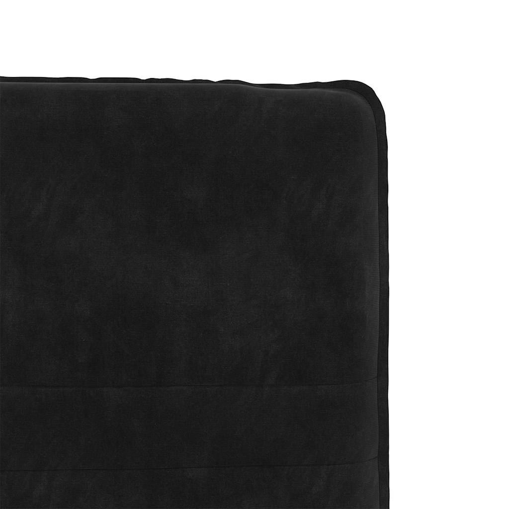 vidaXL Esszimmerstühle 6 Stk. Schwarz Samt